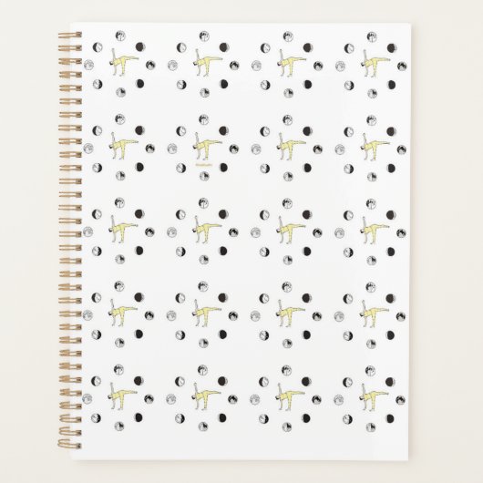 Yogapose der Mond Planer (Vorderseite)