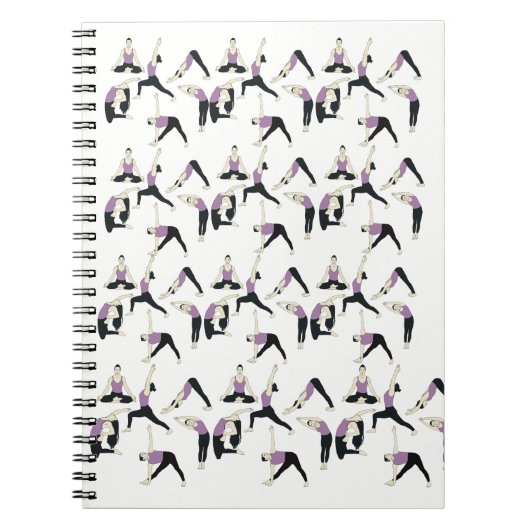 Yogaposen Notizbuch – für Ideen in Bewegung Notizblock (Vorderseite)