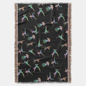 Yogapositionen Decke (Vorderseite Vertikal)