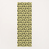 Yogapositionen gepolstertes Muster Yogamatte (Vorderseite)