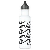 Yogapositionen Silhouetten Edelstahlflasche (Links)