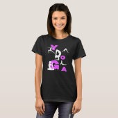 Yogapositionen T-Shirt (Vorne ganz)