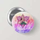 Yogaschaltfläche für die Selbstheilungsheilung Button (Vorne & Hinten)