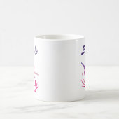 Yogasilden aus der Luft, Geboren zum Fliegen Kaffeetasse (Mittel)