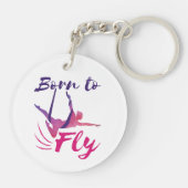 Yogasilden aus der Luft, Geboren zum Fliegen Schlüsselanhänger (Rückseite)