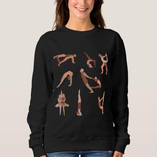 Yogaskuchen 50 sweatshirt (Vorderseite)