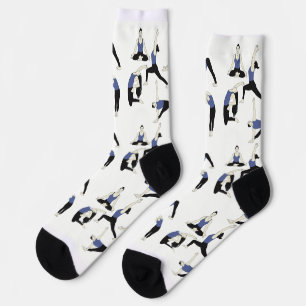 Yogasocken in Blau – Socken