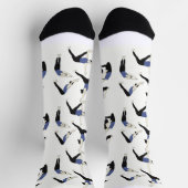 Yogasocken in Blau – Socken (Oben)