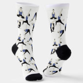 Yogasocken in Blau – Socken (Gewinkelt)