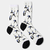 Yogasocken in Blau – Socken (Rechts)