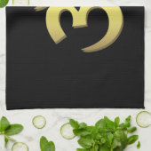 Yogasymbol OM (Om) Namaste Küchentuch (Gefaltet)