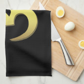 Yogasymbol OM (Om) Namaste Küchentuch (Viertel Falte)