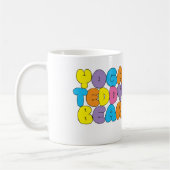 Yogateddy-Bärn-abwärts HundeTasse Kaffeetasse (Links)