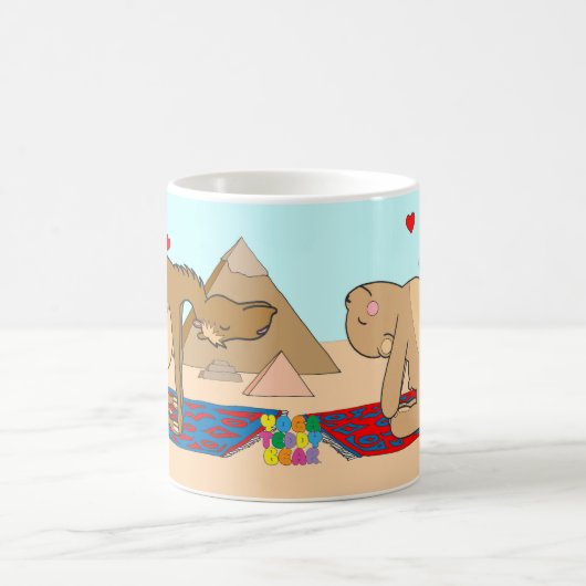 Yogateddy-Bärn-Kamel-Pose-Tasse Kaffeetasse (Mittel)