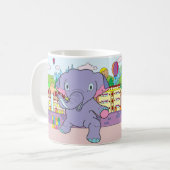 Yogateddy-Bärn-u. Krieger-Elefant-Tasse Kaffeetasse (Vorderseite Links)