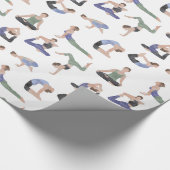 Yogaverpackungspapier oder -verpackung geschenkpapier (Ecke)