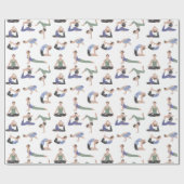 Yogaverpackungspapier oder -verpackung geschenkpapier (Flach)
