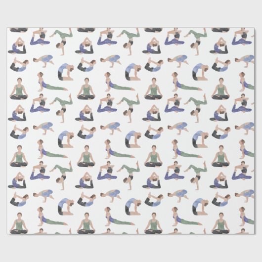 Yogaverpackungspapier oder -verpackung geschenkpapier (Flach)