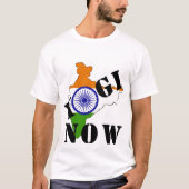 Yogi Adityanath Chefminister Uttar Pradesh Indien T-Shirt (Vorderseite)