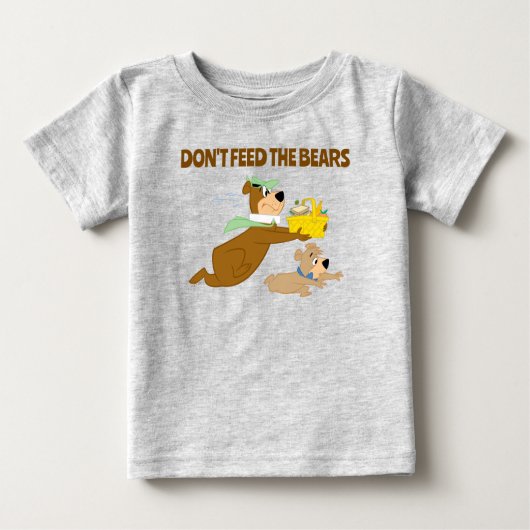 Yogi-Bär und Boo-Boo-Panik Baby T-shirt (Vorderseite)