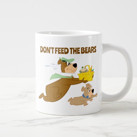 Yogi-Bär und Boo-Boo-Panik Jumbo-Tasse (Rechts)