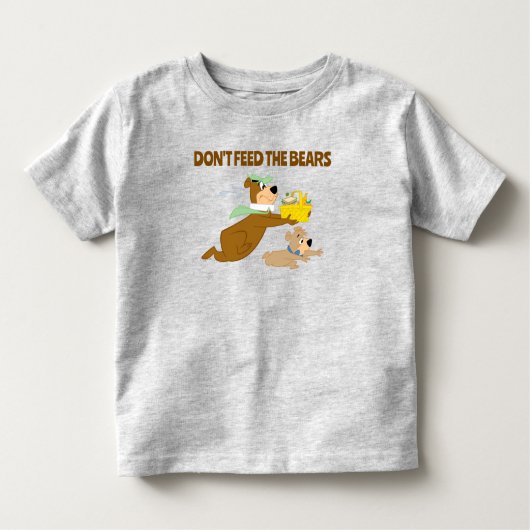 Yogi-Bär und Boo-Boo-Panik Kleinkind T-shirt (Vorderseite)
