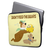 Yogi-Bär und Boo-Boo-Panik Laptopschutzhülle (Vorderseite Links)