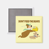 Yogi-Bär und Boo-Boo-Panik Magnet (Vorderseite/Rückseite)