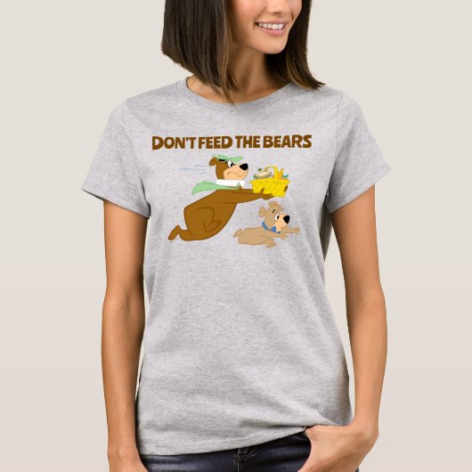 Yogi-Bär und Boo-Boo-Panik T-Shirt (Vorderseite)
