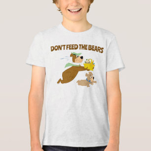Yogi-Bär und Boo-Boo-Panik Tri-Blend Shirt