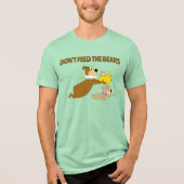 Yogi-Bär und Boo-Boo-Panik Tri-Blend Shirt (Vorderseite)