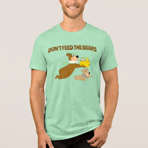 Yogi-Bär und Boo-Boo-Panik Tri-Blend Shirt