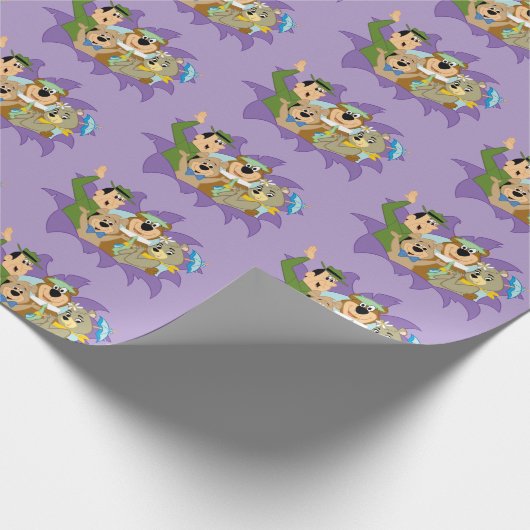 Yogi Bär und Freunde Überraschung Geschenkpapier (Ecke)