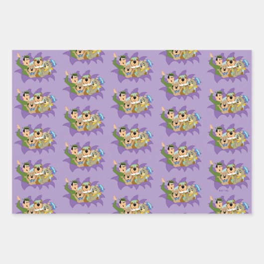 Yogi Bär und Freunde Überraschung Geschenkpapier Set (Vorderseite)