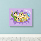 Yogi Bär und Freunde Überraschung Leinwanddruck (Insitu (Holzboden))