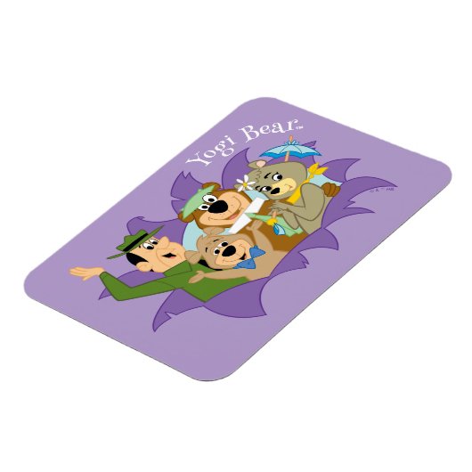 Yogi Bär und Freunde Überraschung Magnet (Linke Seite)