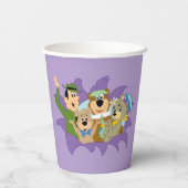 Yogi Bär und Freunde Überraschung Pappbecher (Rückseite)