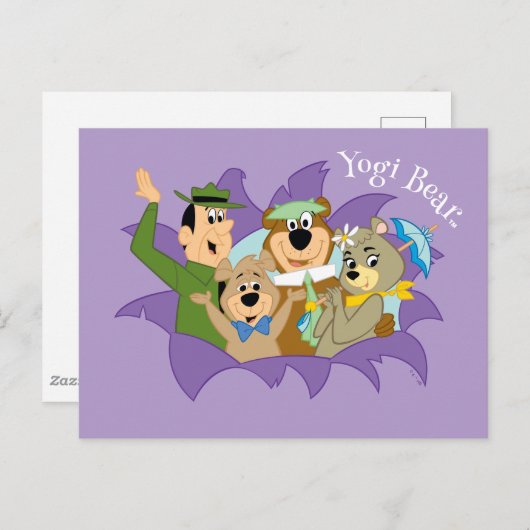 Yogi Bär und Freunde Überraschung Postkarte (Vorne/Hinten)