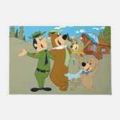 Yogi Bär und Freunde Warm Willkommen Fußmatte (Vorderseite)