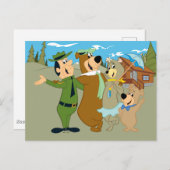 Yogi Bär und Freunde Warm Willkommen Postkarte (Vorne/Hinten)