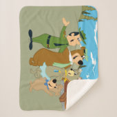 Yogi Bär und Freunde Warm Willkommen Sherpadecke (Vorderseite)