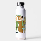 Yogi Bär und Freunde Warm Willkommen Trinkflasche (Links)
