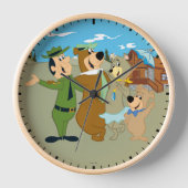 Yogi Bär und Freunde Warm Willkommen Uhr (Vorderseite)