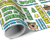 Yogi Bären's Picnic Quotes & Fun Phrases Muster Geschenkpapier (Rolleneckpunkt)