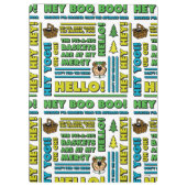 Yogi Bären's Picnic Quotes & Fun Phrases Muster Klemmbrett (Rückseite)