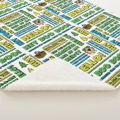 Yogi Bären's Picnic Quotes & Fun Phrases Muster Sherpadecke (3/4)