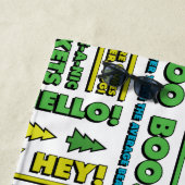 Yogi Bären's Picnic Quotes & Fun Phrases Muster Strandtuch (Beispiel)