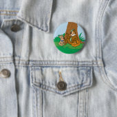 Yogi Bear and Boo Boo Picnic Snack Button (Beispiel)