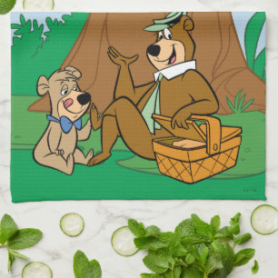 Yogi Bear and Boo Boo Picnic Snack Geschirrtuch