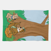 Yogi Bear and Boo Boo Picnic Snack Geschirrtuch (Horizontal)